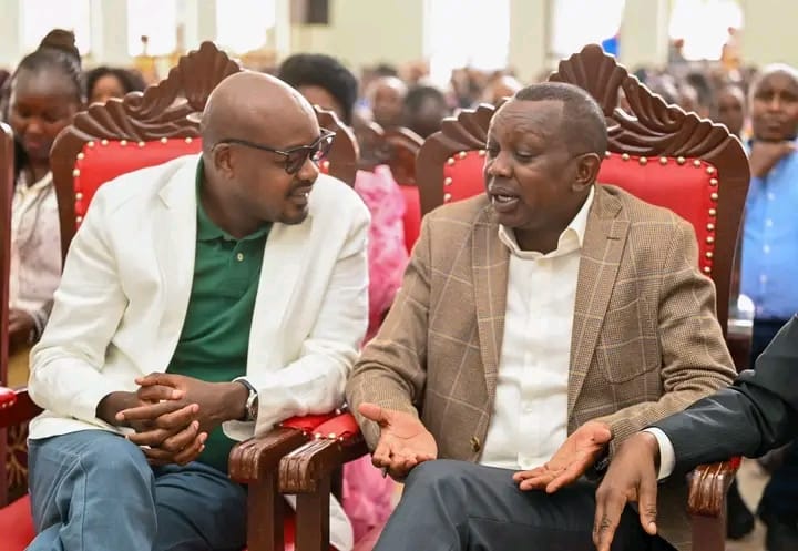 Kitui West MP Hopeful Benedict Muasya Hosts Oscar Sudi during church fundsdrive