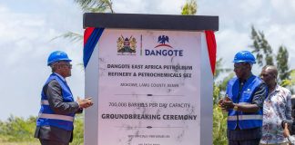 Ruto, Dangote Break Ground on KSh2.2 Trillion Lamu Refinery in Major Industrialisation Push