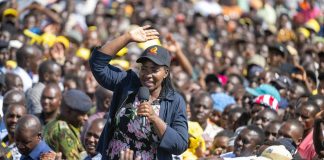 MP Racheal Nyamai Accompanies Ruto as Sh5.1 Billion Tseikuru Road Project Kicks Off